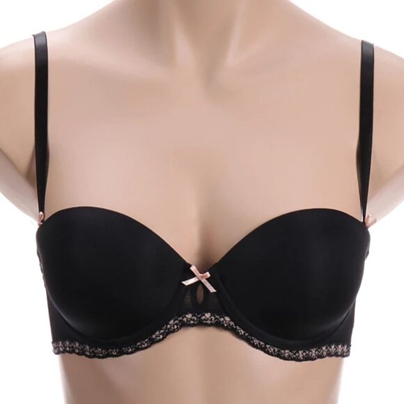 #747 B.tempt D by Wacoal Faithfully Yours Strapless Push-up Bra - Picture 3 of 9